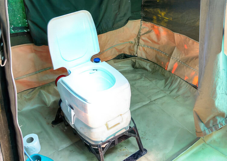 A campsite bathroom.