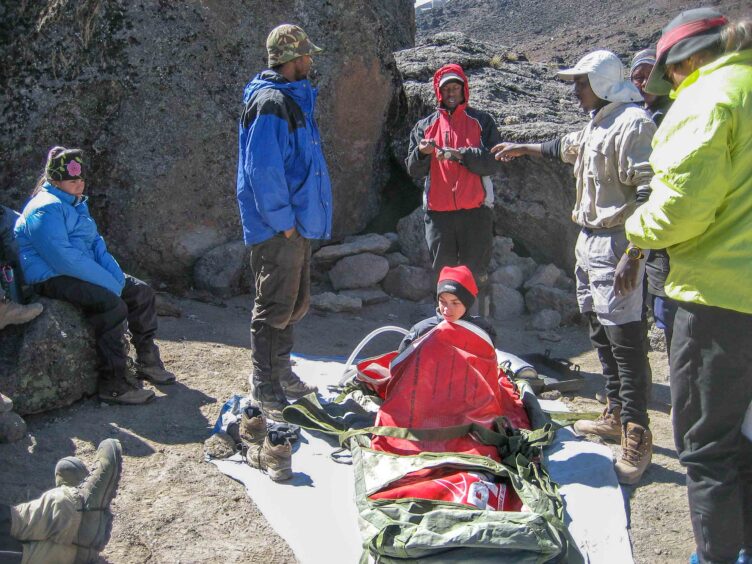 Safety on the mountain.